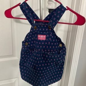 Vintage OshKosh Jean Romper Dress